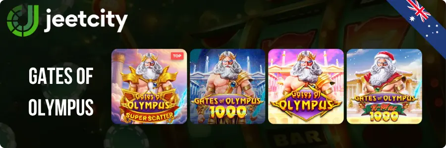 Gates of Olympus slot series including 1000 and Xmas versions