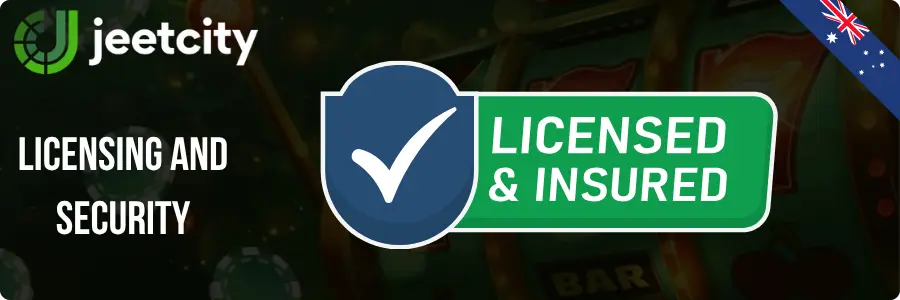 JeetCity Casino - Licensed and Insured